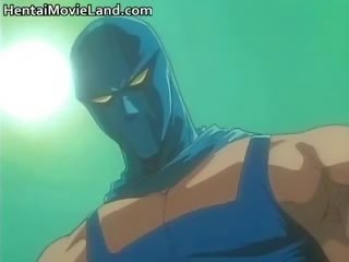 Muscular Masked RapeMan Bangs bewitching Anime Part5